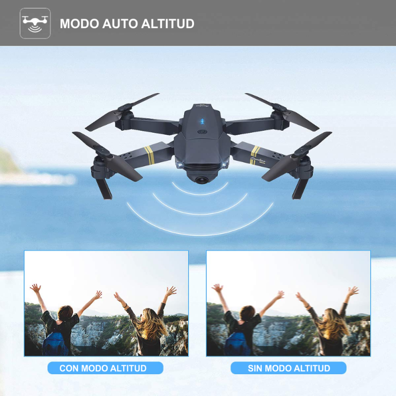 Drone Plegable Con Cámara Wifi 2.4g 998w